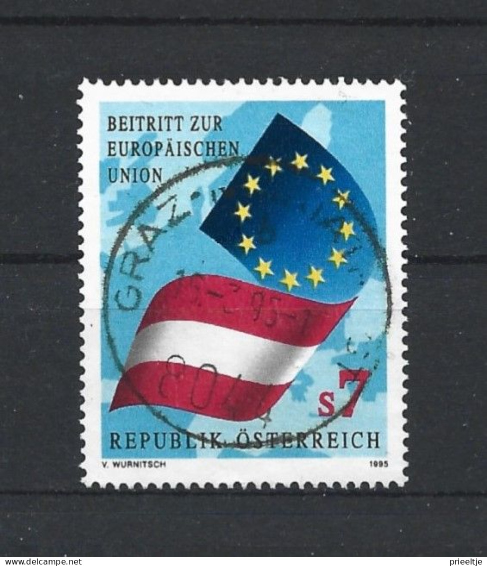 Austria - Oostenrijk 1995 E.U. Admission Y.T. 1974 (0) - Gebruikt