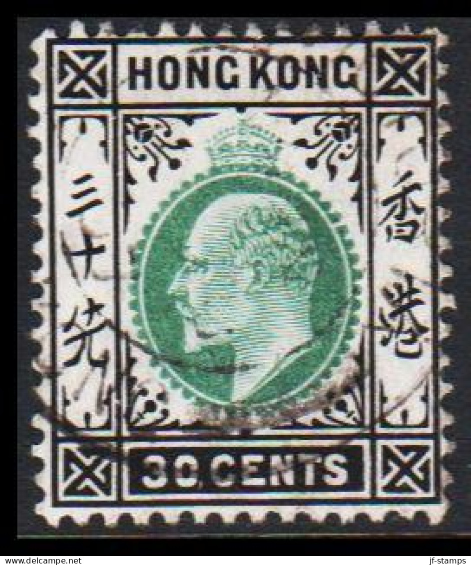 1903. HONG KONG. Edward VII 30 CENTS.  (Michel 69) - JF545435 - Ongebruikt