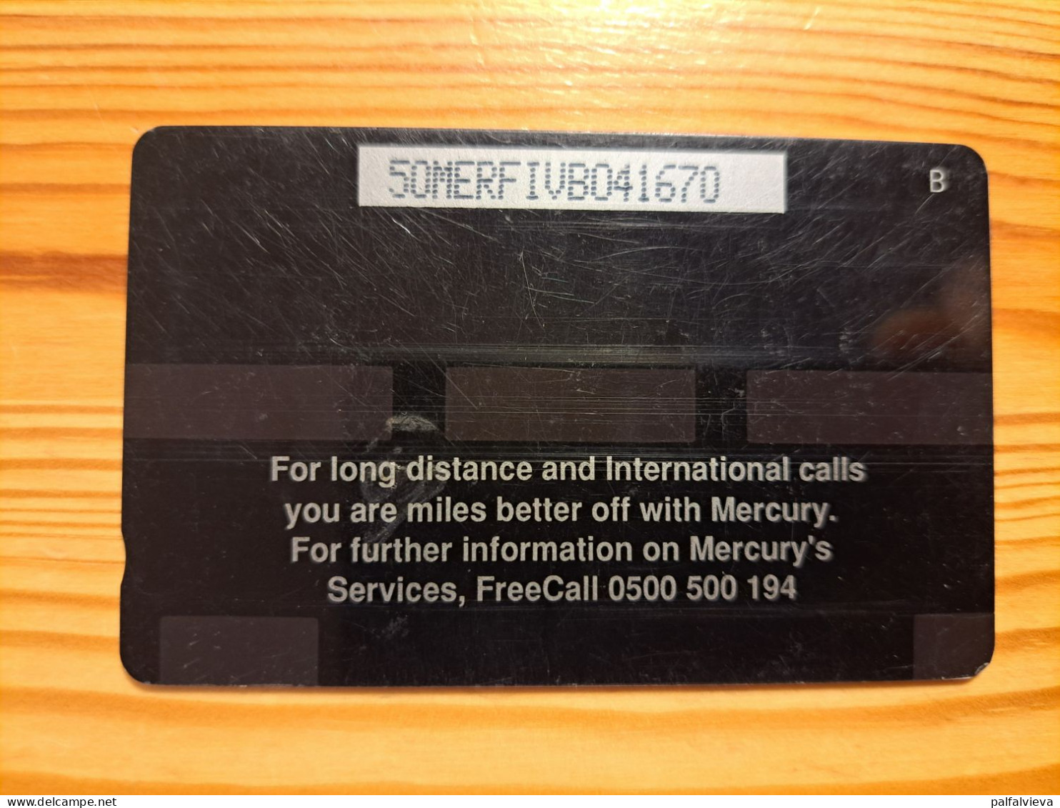 Phonecard United Kingdom, Mercury 50MERF - London Underground Map - Mercury Communications & Paytelco