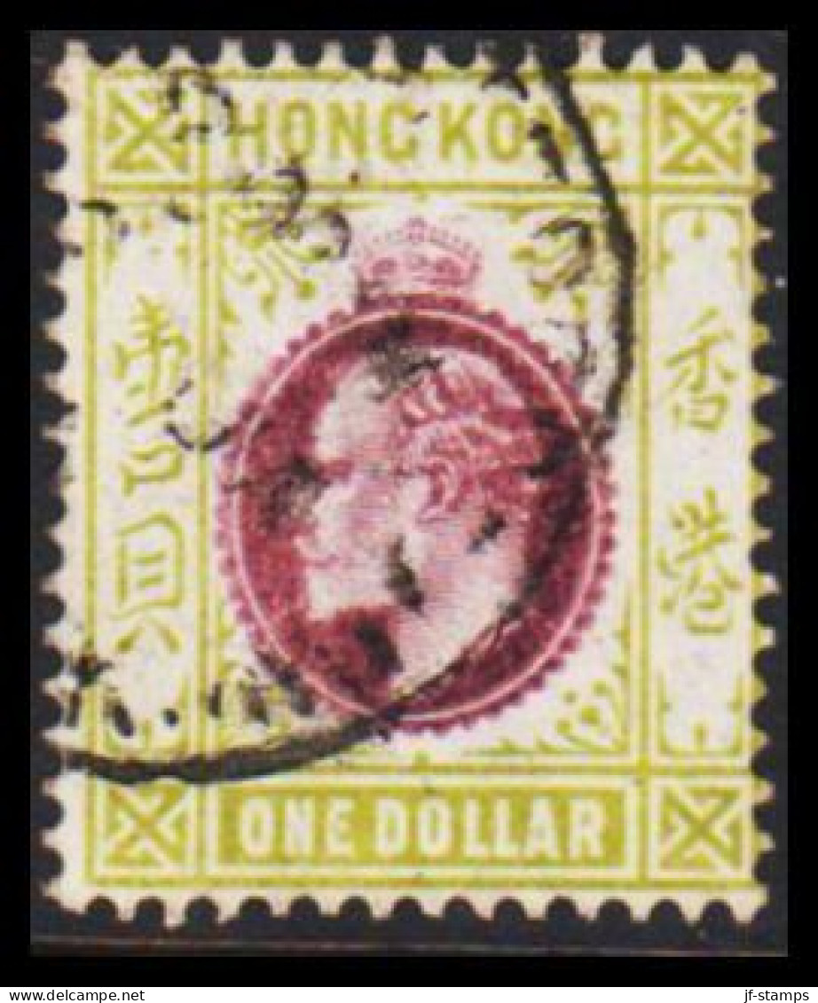 1903. HONG KONG. Edward VII ONE DOLLAR.  (Michel 71) - JF545437 - Unused Stamps