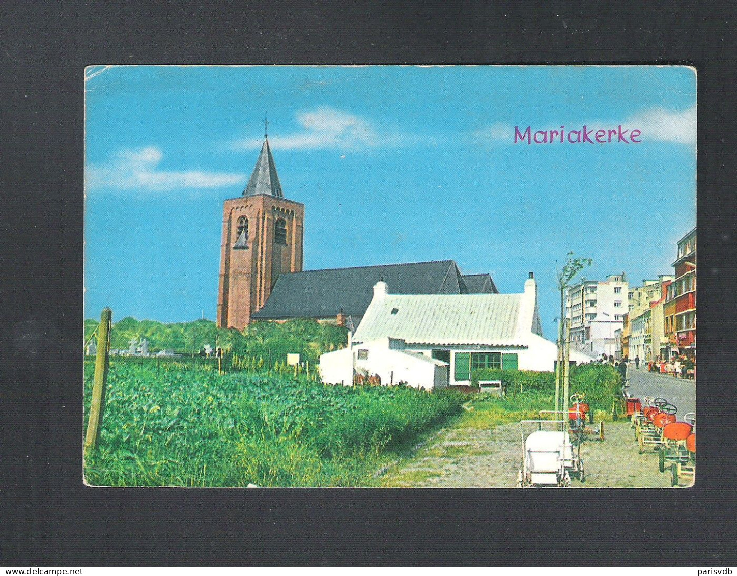 OOSTENDE - MARIAKERKE - OUD VISSERSHUIS, ONDER DE SCHUTSE VAN  O.L.VROUW TER DUINEN  (13.445) - Oostende