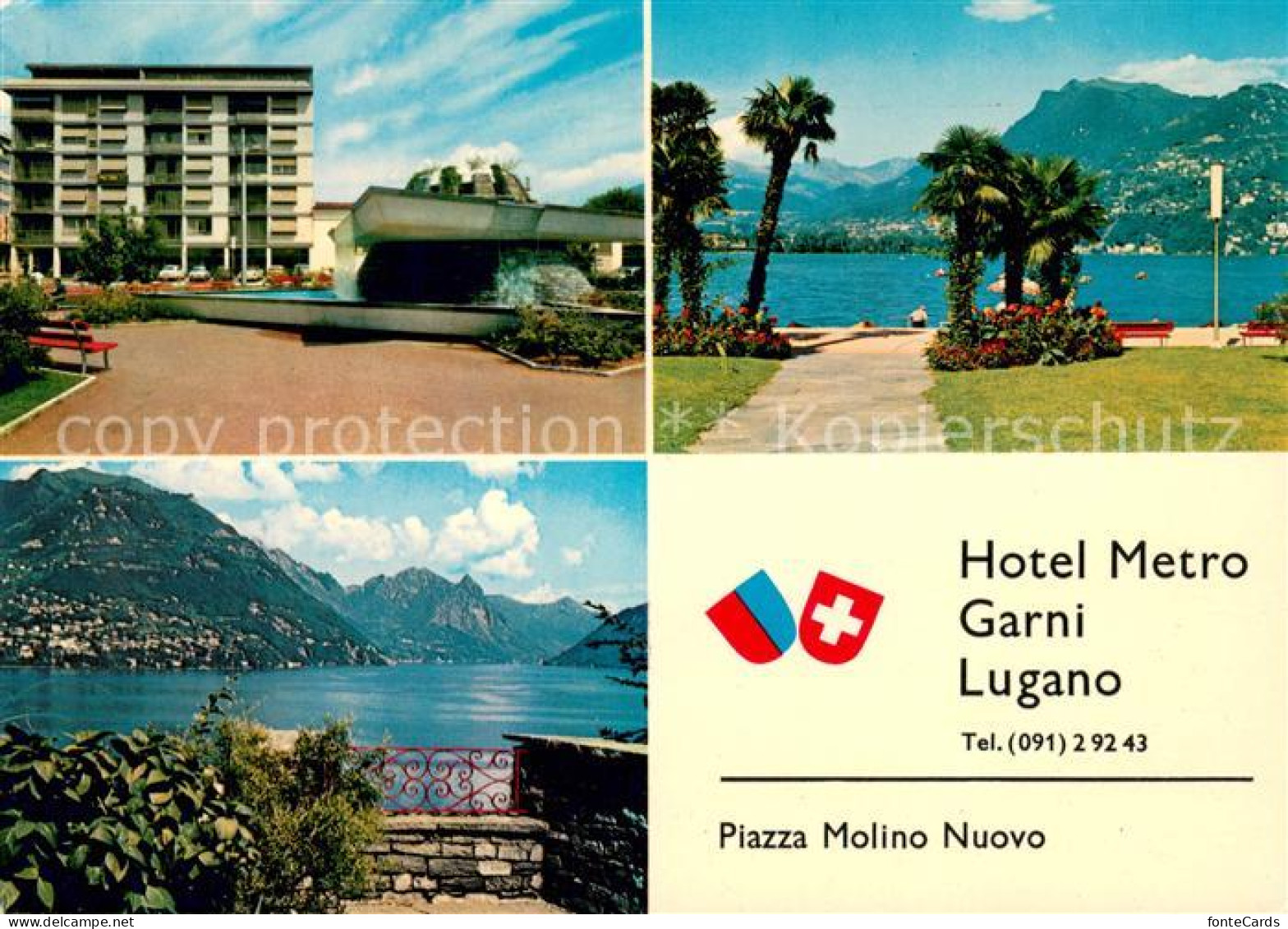 13650472 Lugano TI Albergo Hotel Metro Lago Di Lugano Luganersee Alpen Lugano TI - Sonstige & Ohne Zuordnung