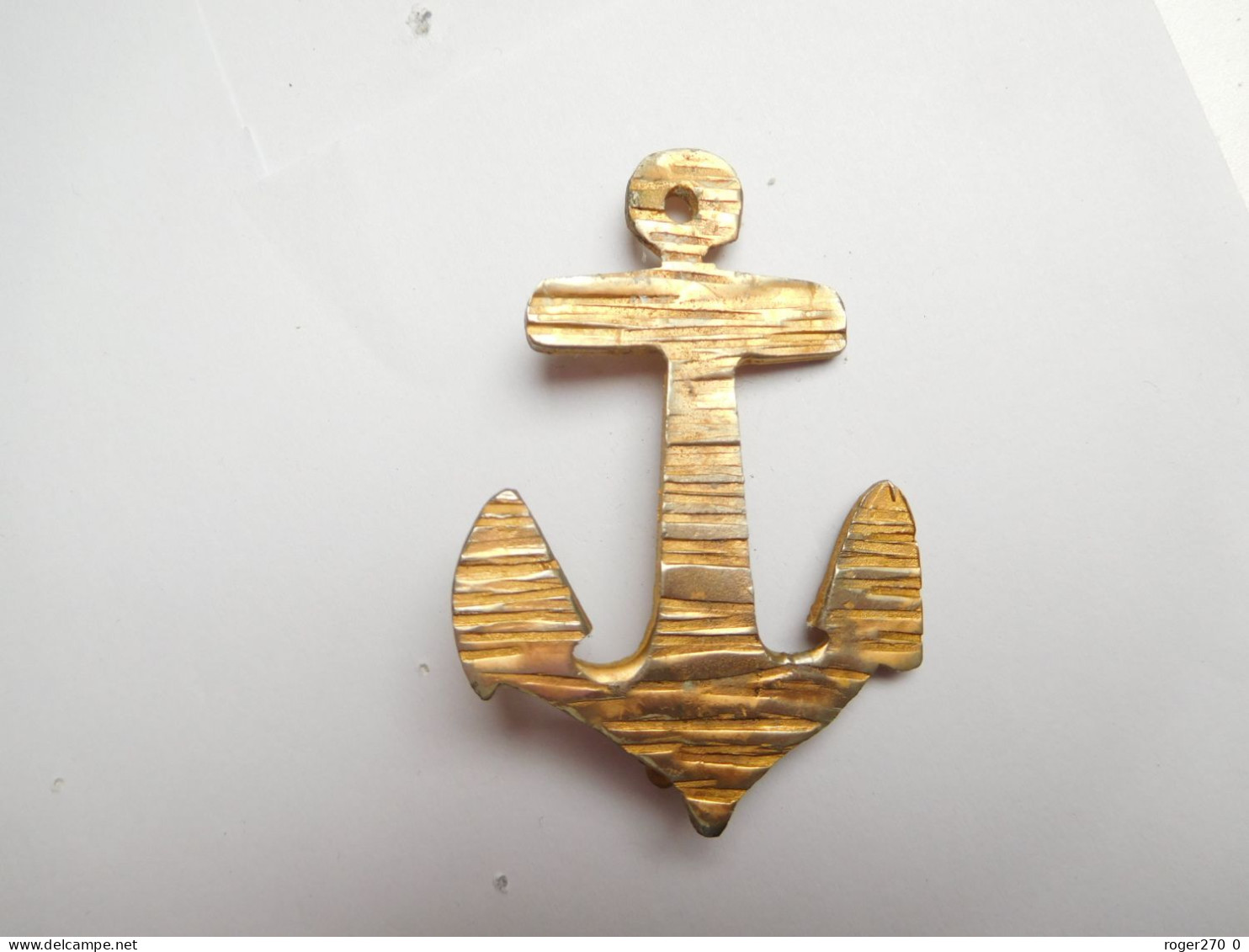 Belle Broche ( No Pin's ) , Ancre De Marine - Bateaux