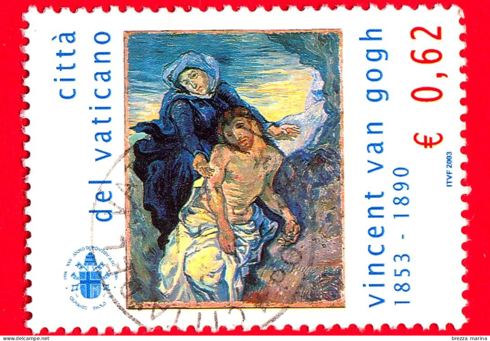 VATICANO - Usato - 2003 - Maestri Della Pittura - Van Gogh - 0.62 - Used Stamps