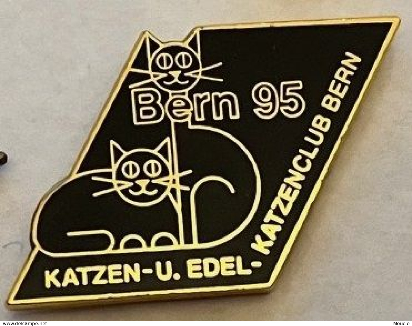 CHAT - CAT - KATZE - GATTO - KATZEN - U.EDEL - CLUB BERN - 1995 - CLUB DE CHATS BERNE - SUISSE - SCHWEIZ - N°612 - (34) - Animali