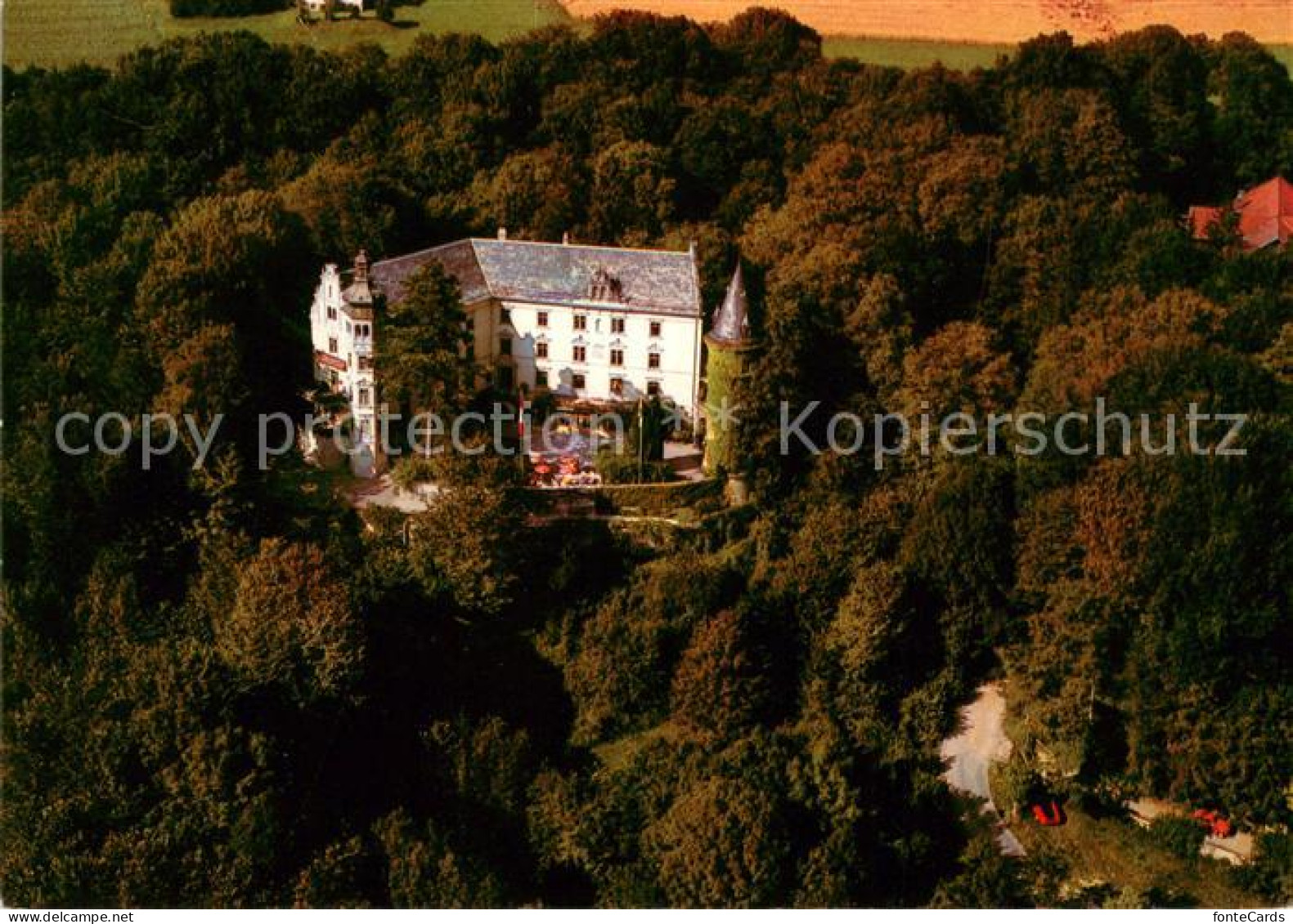 13645078 Huettwilen Kurhotel Schloss Steinegg Fliegeraufnahme Huettwilen - Sonstige & Ohne Zuordnung