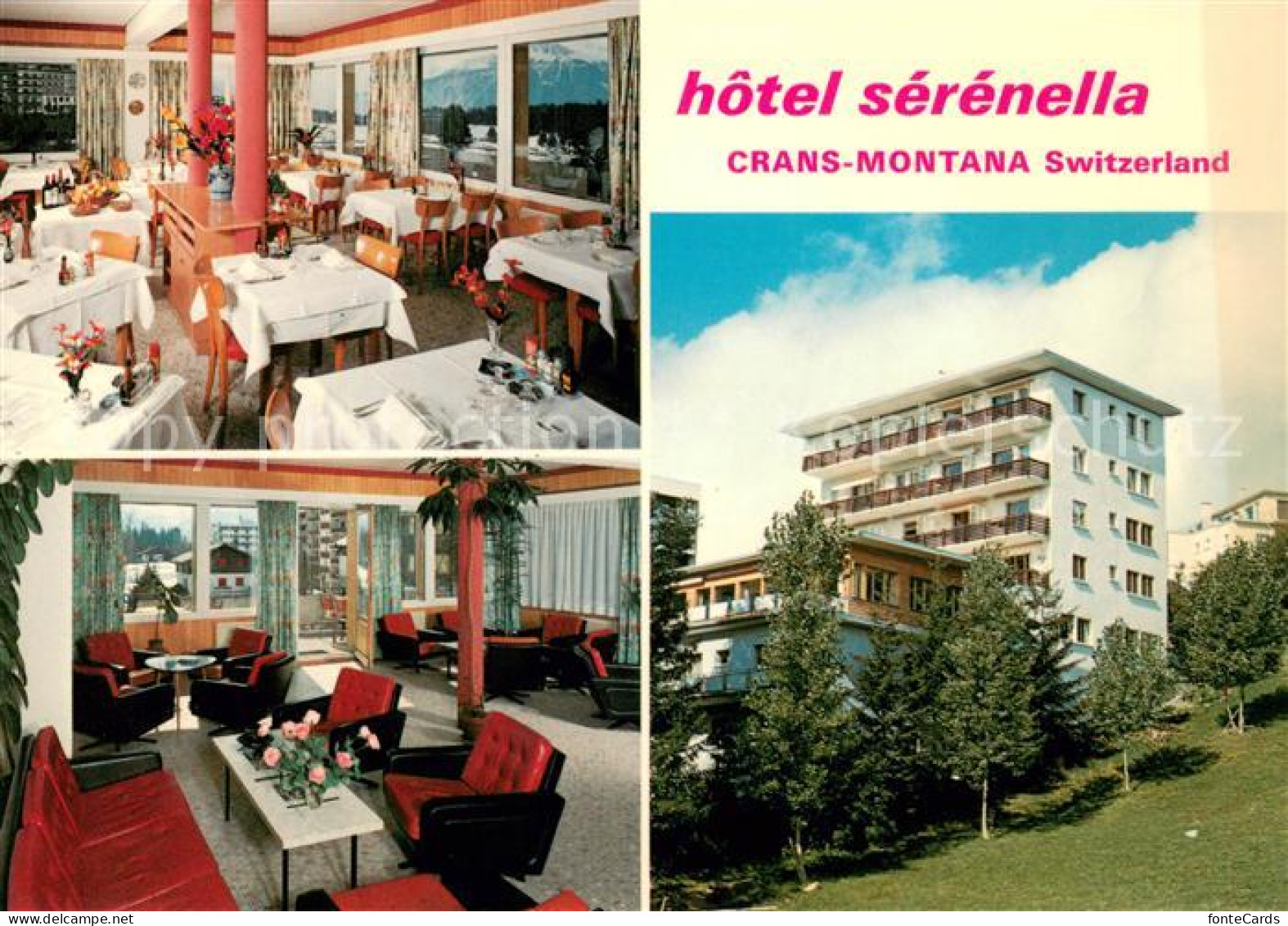 13644953 Crans-Montana Hotel Serenella Gastraeume Crans-Montana - Autres & Non Classés