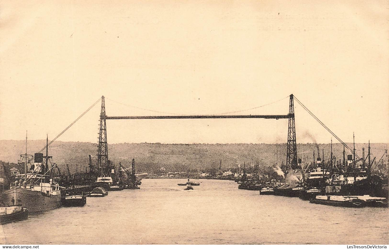 FRANCE - Rouen - Avant Port  Maritime De Paris - Bassin Maritime Pris Du Pont Boieldieu - Carte Postale Ancienne - Rouen