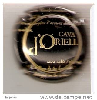 PLACA DE CAVA D'ORIELL LETRAS DORADAS (CAPSULE) - Sparkling Wine