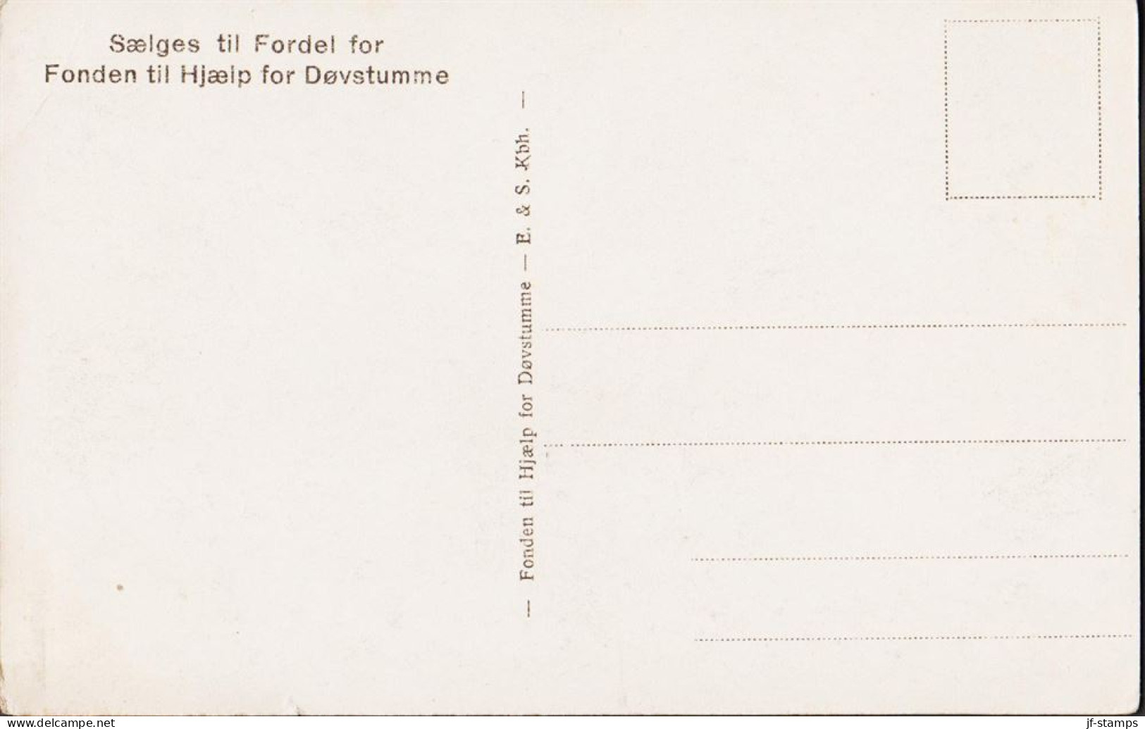 1930. FÆRØERNE. Fine Postcard: Færøerne. Parti Fra Thorshavn. Reverse: Sælges Til Fordel For Fonden Til Hj... - JF545565 - Färöer Inseln