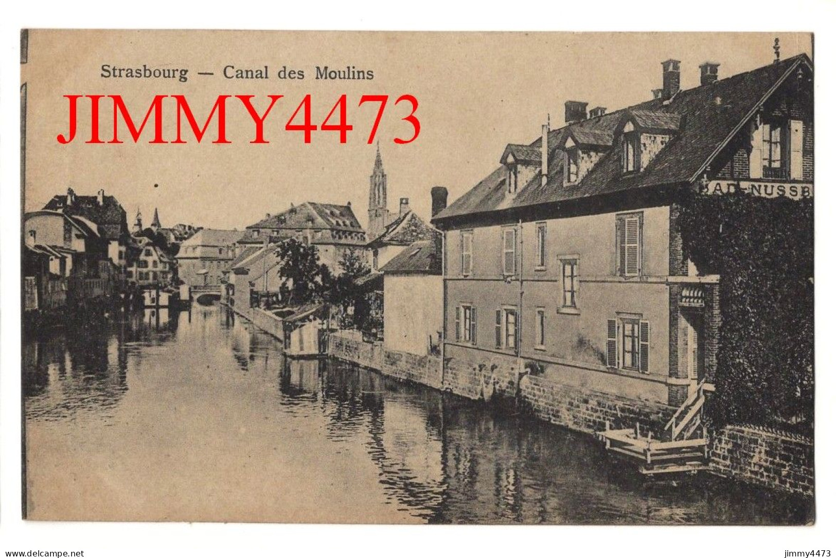 CPA - STRASBOURG - Canal Des Moulins - Maison D'édition D'Art Alsacien Strasbourg - Strasbourg