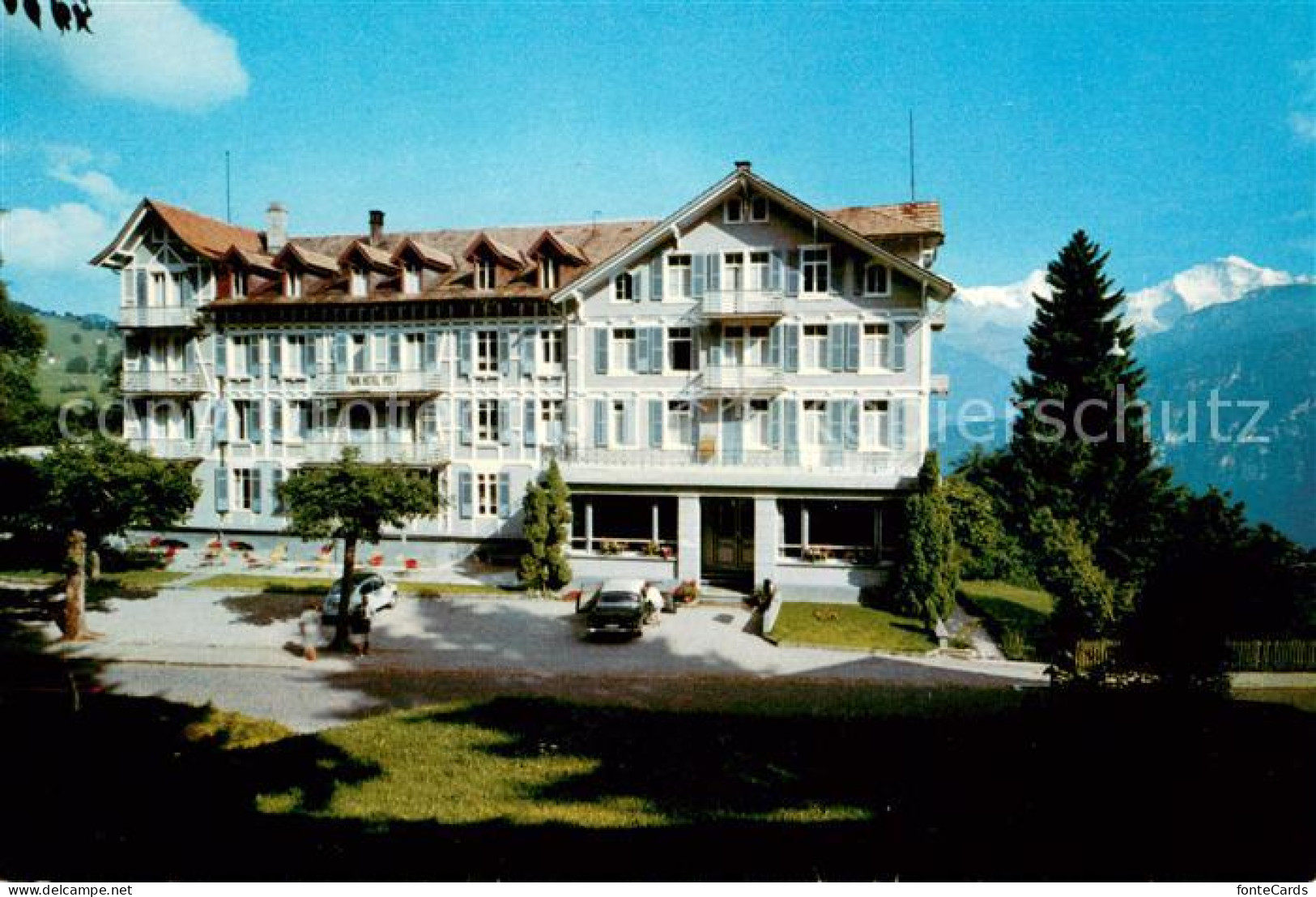 13642303 Beatenberg Parkhotel Post Mit Moench Und Jungfrau Beatenberg - Sonstige & Ohne Zuordnung