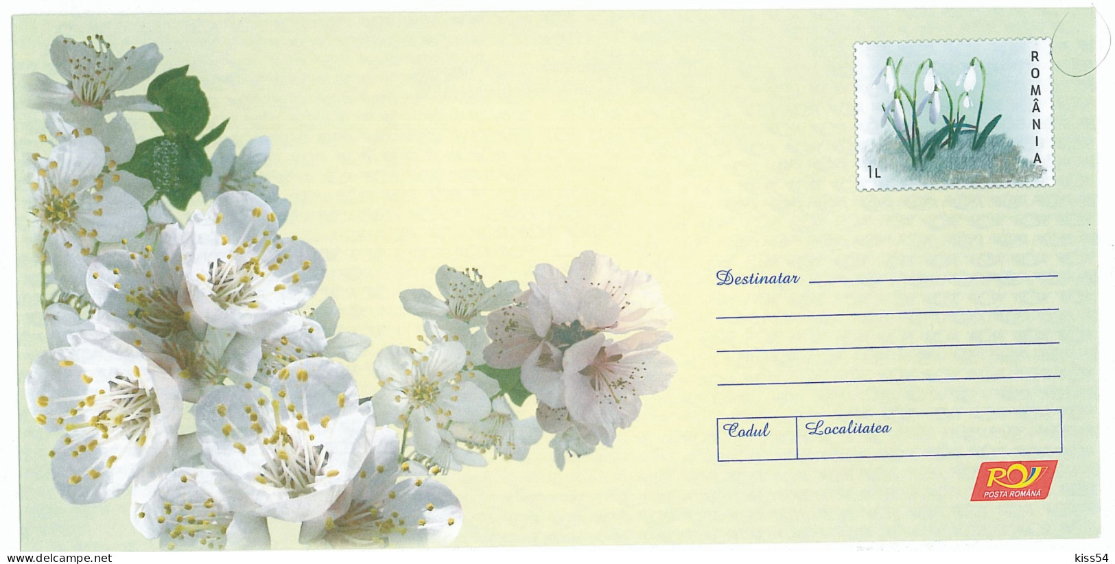 IP 2009 - 9 Flowers Of Apple And Lamb - Stationery - Unused - 2009 - Interi Postali