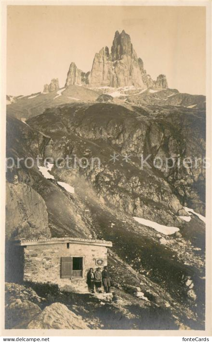 13640103 Schlossberg UR Spannorthuette Und Grosser Spannort Urner Alpen Schlossb - Autres & Non Classés