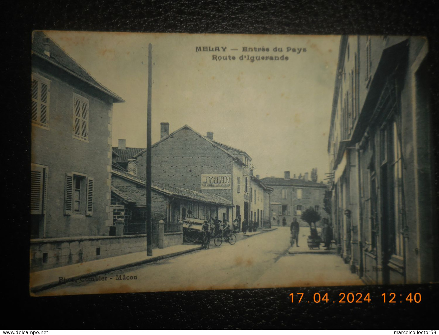 CPA - Melay - Entrée Du Pays - Route D'iguerande Be - Sonstige & Ohne Zuordnung