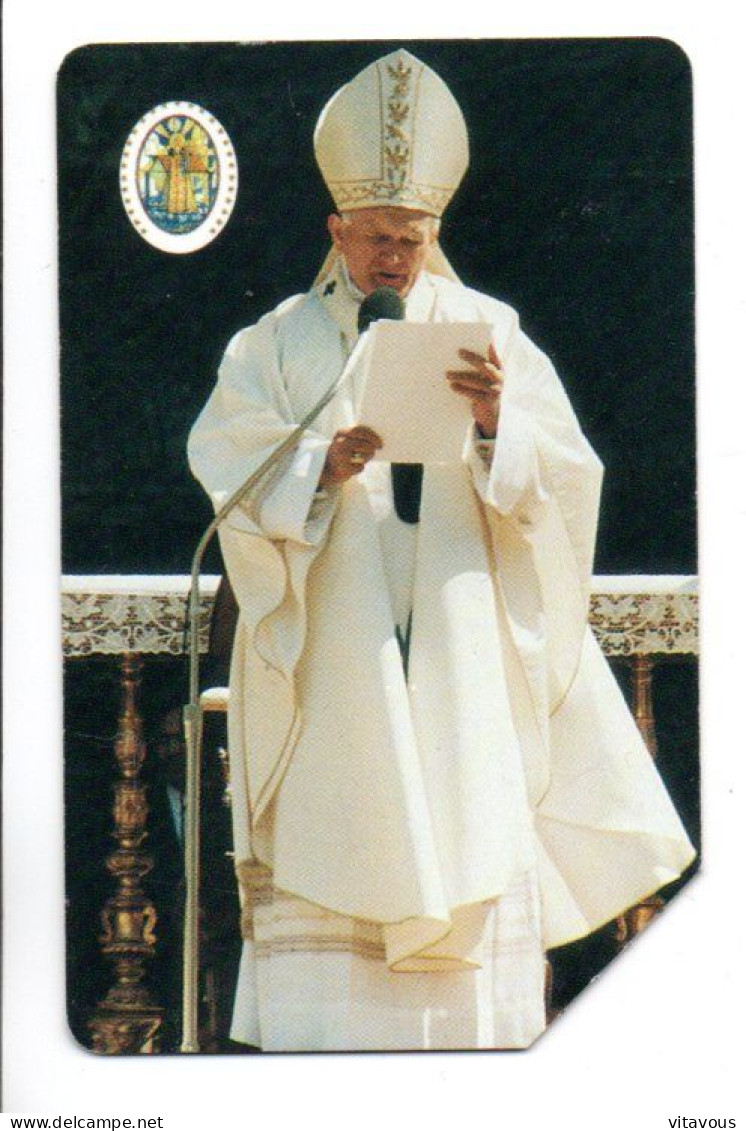 Télécarte Italie Pape Pope VII Centenaire Laurenano  (K 256) - Privé - Hulde