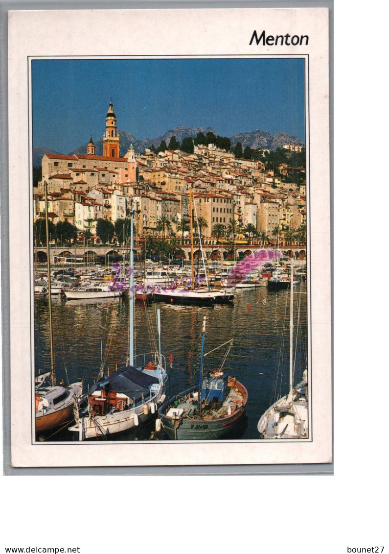 MENTON 06 - Le Port Et La Vieille Ville 1992 - Menton