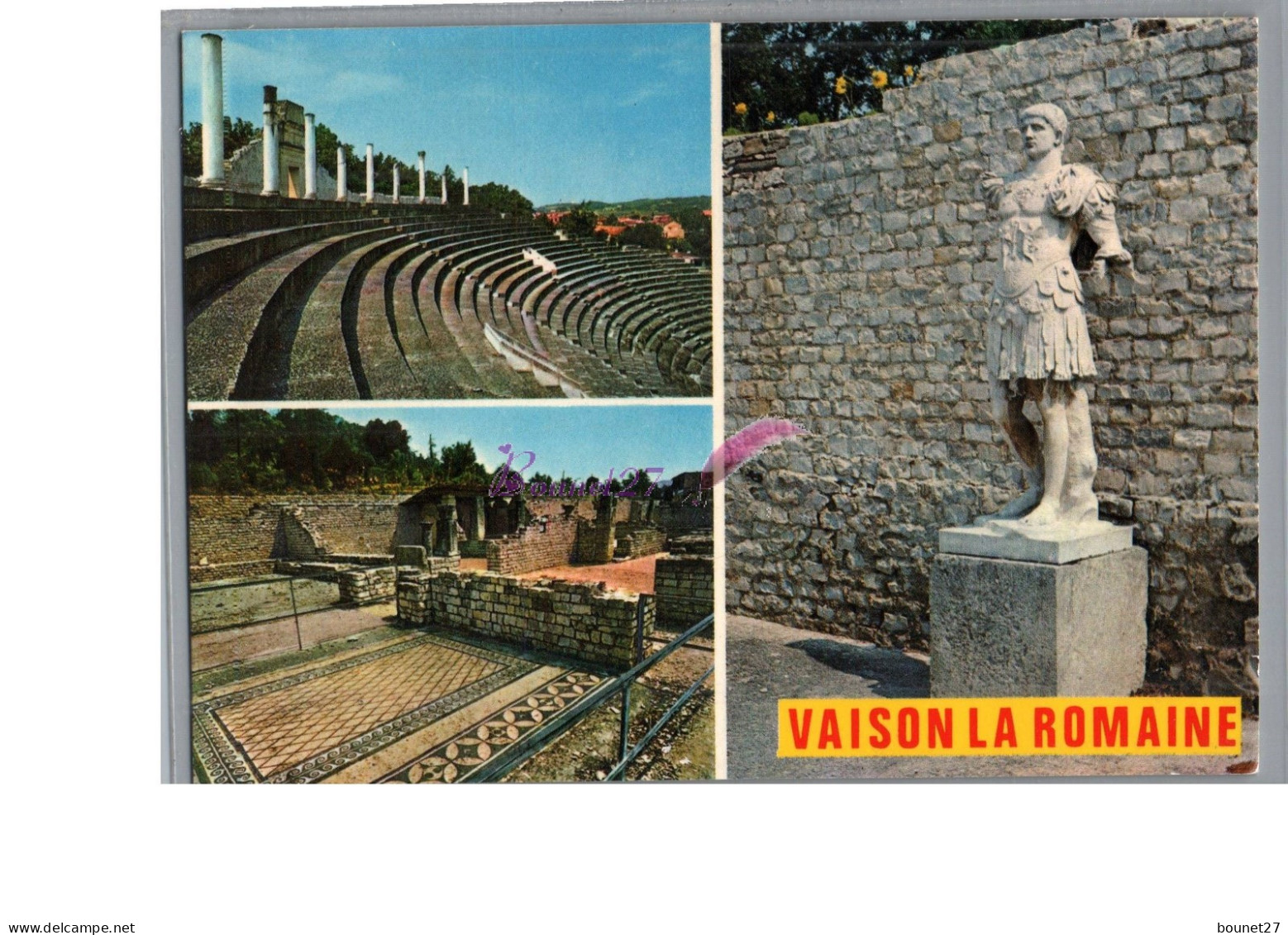 VAISON LA ROMAINE 84 - Les Vestiges Romains Carte Vierge  - Vaison La Romaine