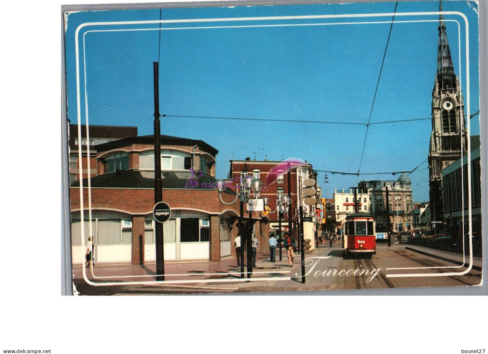 TOURCOING 59 - La Gare Routiere Et La Station Du Mongy 1989 Tamway - Tourcoing