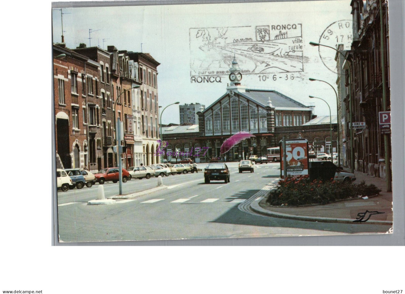 TOURCOING 59 - L'Avenue Gustave Dron La Gare 1986 - Tourcoing