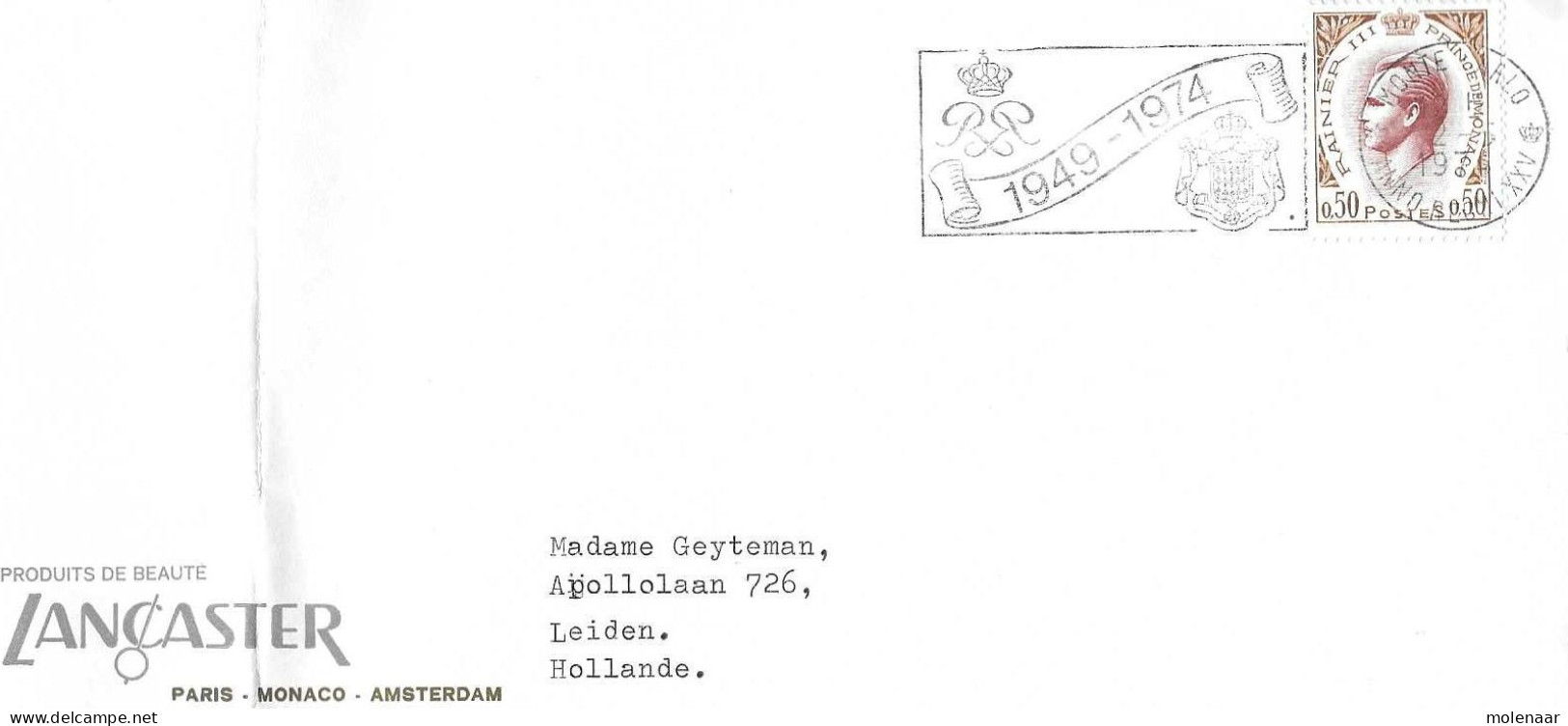 Postzegels > Europa > Monaco > 1960-1969 >brief Uit 1969 Met No. 944 (17012) - Briefe U. Dokumente