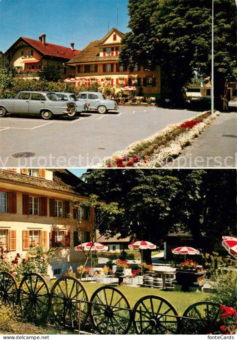 13636483 Oberkirch Sursee Hotel Hirschen Garten Terrasse Oberkirch Sursee - Sonstige & Ohne Zuordnung