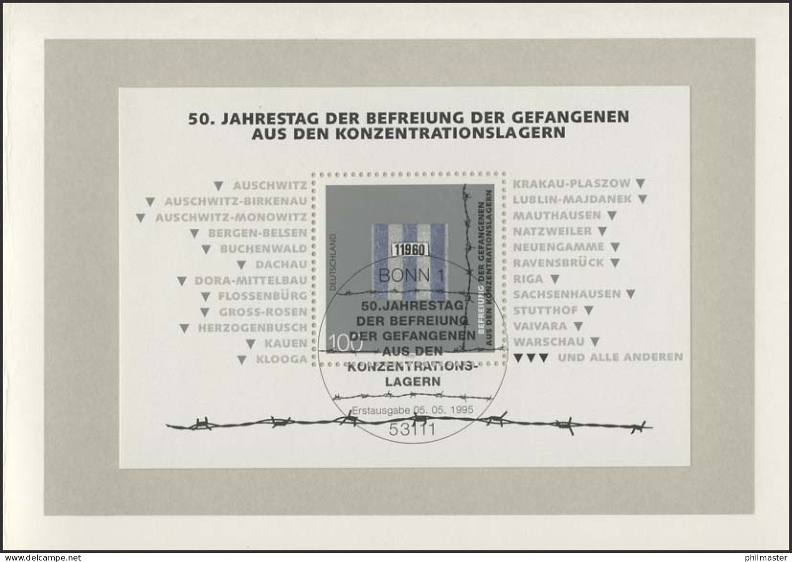 MinKa 18/1995 Block: Konzentrationslager - Other & Unclassified