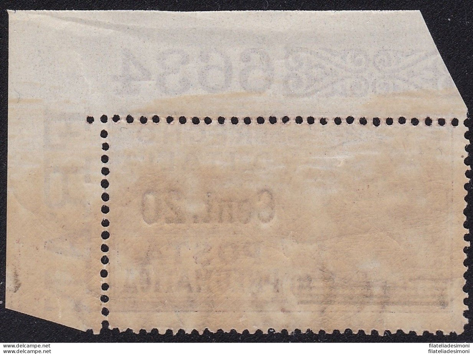 1924-25 Italia - Regno, Posta Pneumatica,  5  MNH** NUMERO DI TAVOLA 6634 - Autres & Non Classés