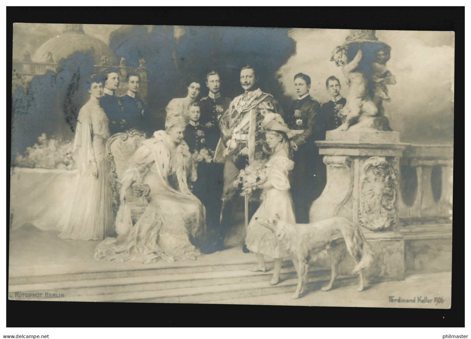 Foto-AK Von 1906: Die Königlische Familie Von Kaiser Wilhelm II., HAGEN 24.2.06 - Sonstige & Ohne Zuordnung