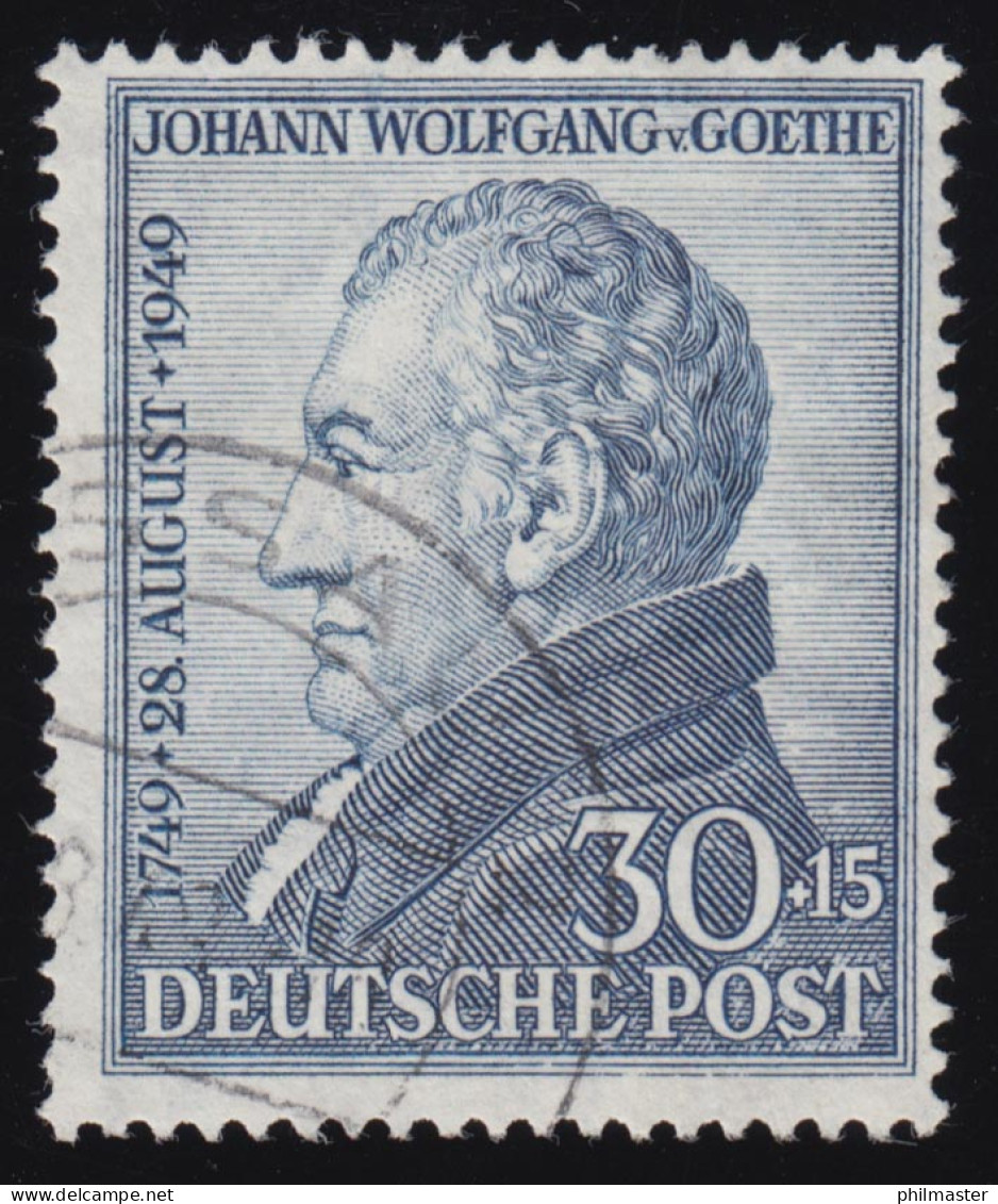 Bizone 110 Goethe 30 Pf. O Gestempelt - Usati