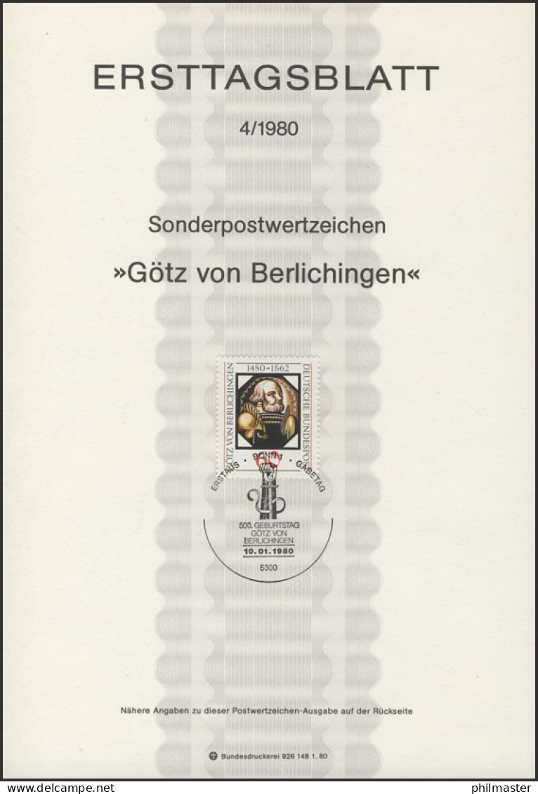 ETB 04/1980 Götz Von Berlichingen - 1974-1980