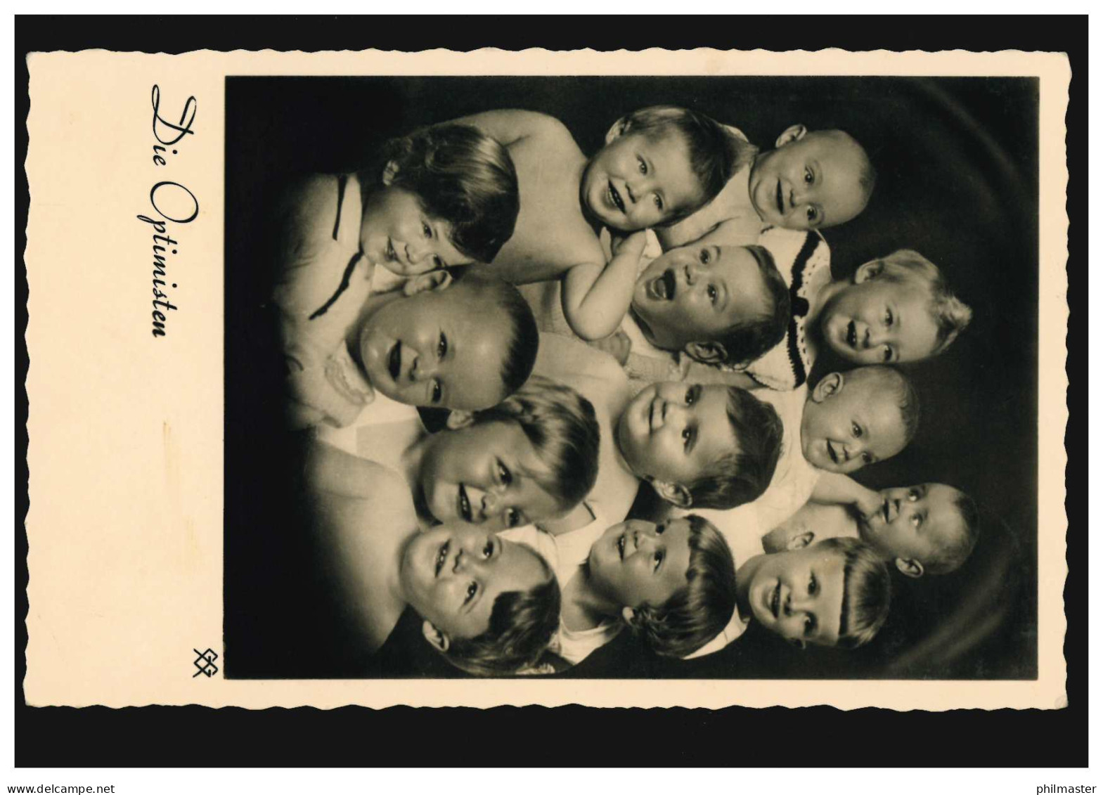 Ansichtskarte Lachende Kinder: Die Optimisten - BERLIN 31.12.1936 - Sonstige & Ohne Zuordnung