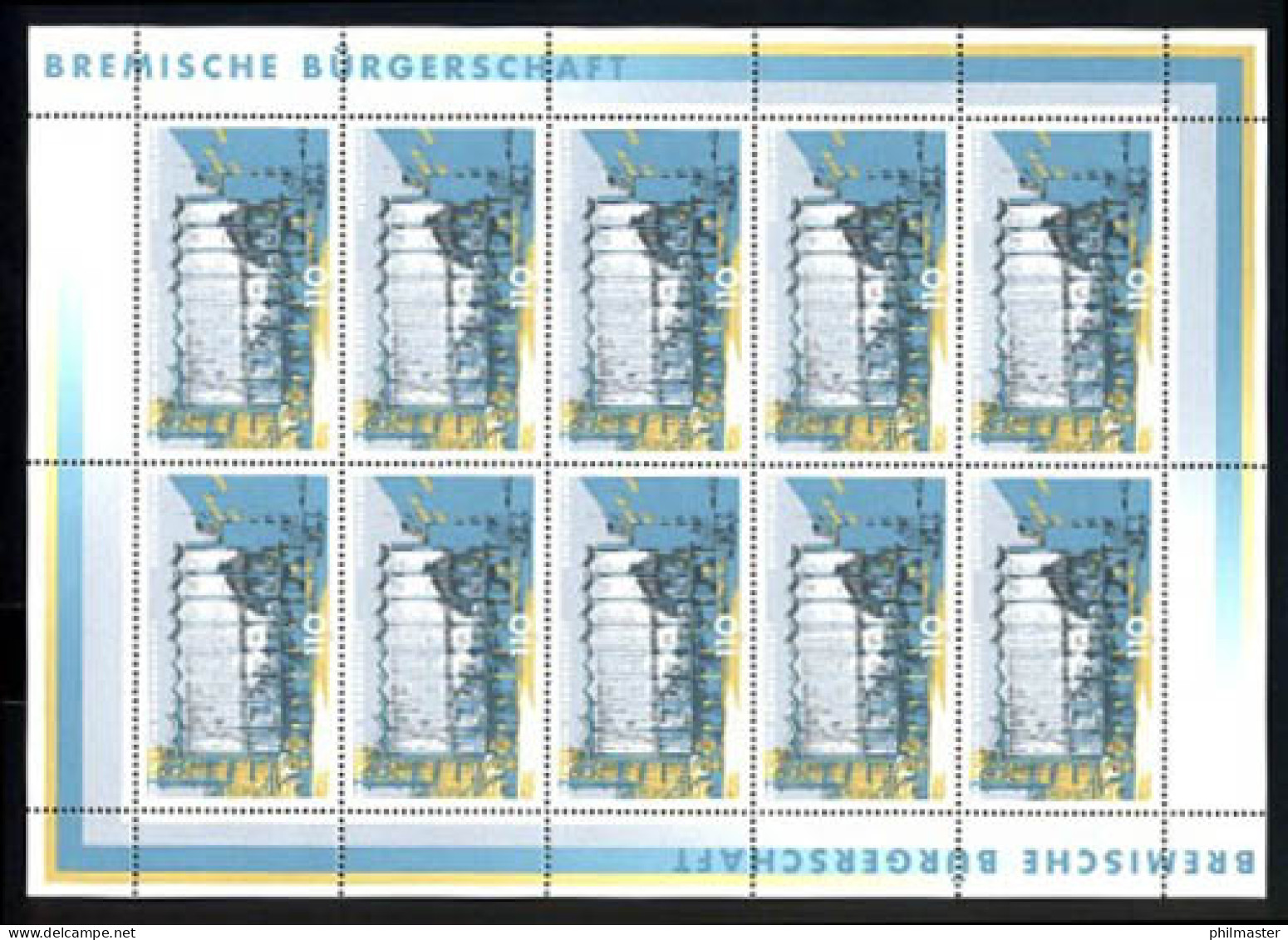 2040 Parlament Bremen - 10er-Bogen ** - 1991-2000