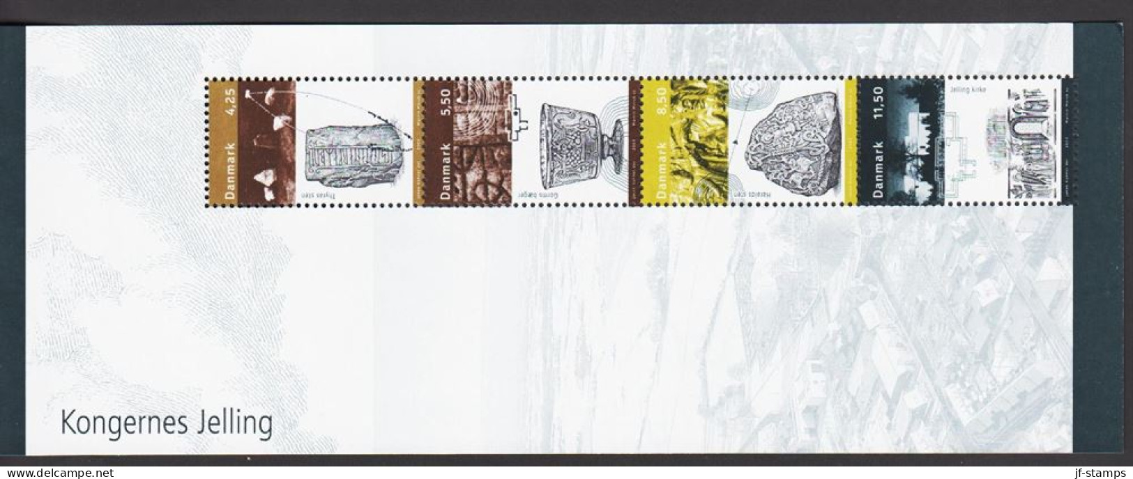 2003. DANMARK. Kongernes Jelling Complete Set In One Small Sheet Never Hinged.  (Michel 1238-1239) - JF544429 - Ongebruikt