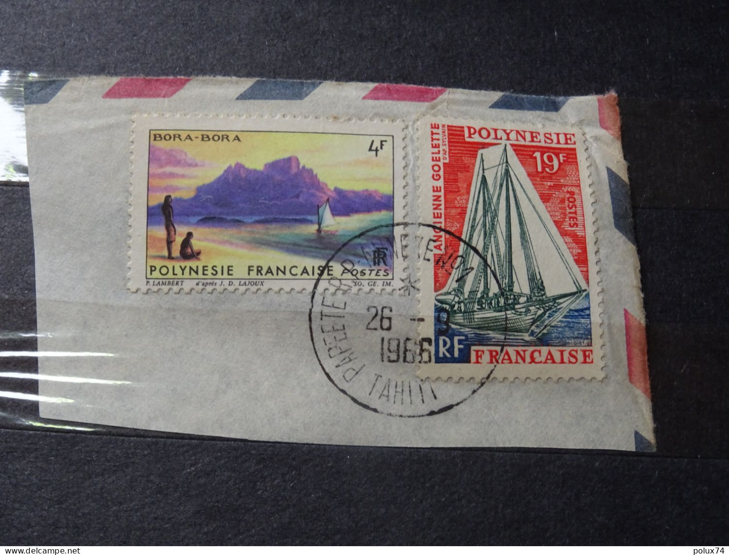 POLYNESIE  Oblitéré  1966 Sur Fragment - Oblitérés