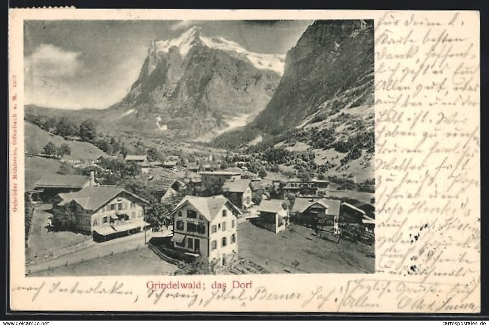 AK Grindelwald, Ortsansicht, Das Dorf  - Grindelwald