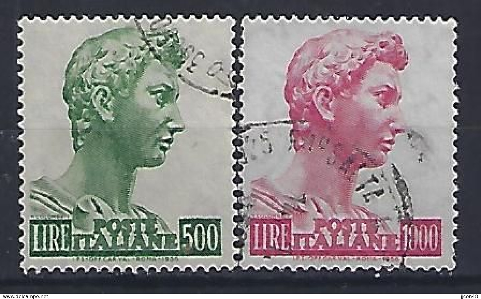 Italy 1957-74  San Giorgio (o) Mi.981-982 X A - 1946-60: Gebraucht