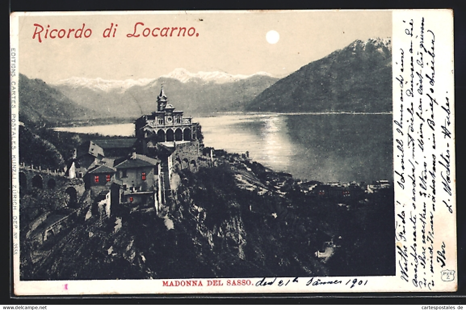 AK Locarno, Madonna Del Sasso  - Locarno