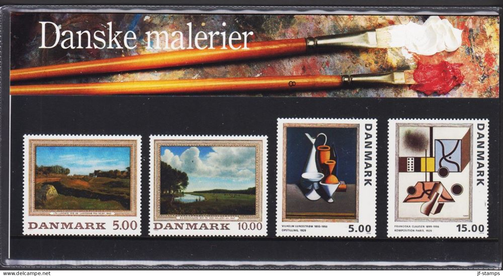 1993. DANMARK. Frimærkekunst (art) 2 Different Complete Set In Official Folder (SM 13)... (Michel 1068-1069+) - JF544456 - Nuovi