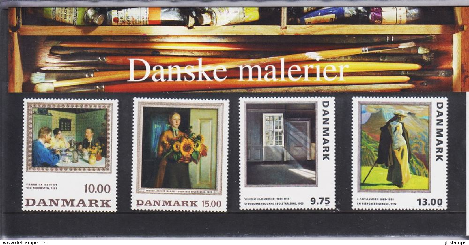 1997. DANMARK. Frimærkekunst (art) 2 Complete Sets In Official Folder (SM 26/1997) Nev... (Michel 1164-1165+) - JF544457 - Ungebraucht