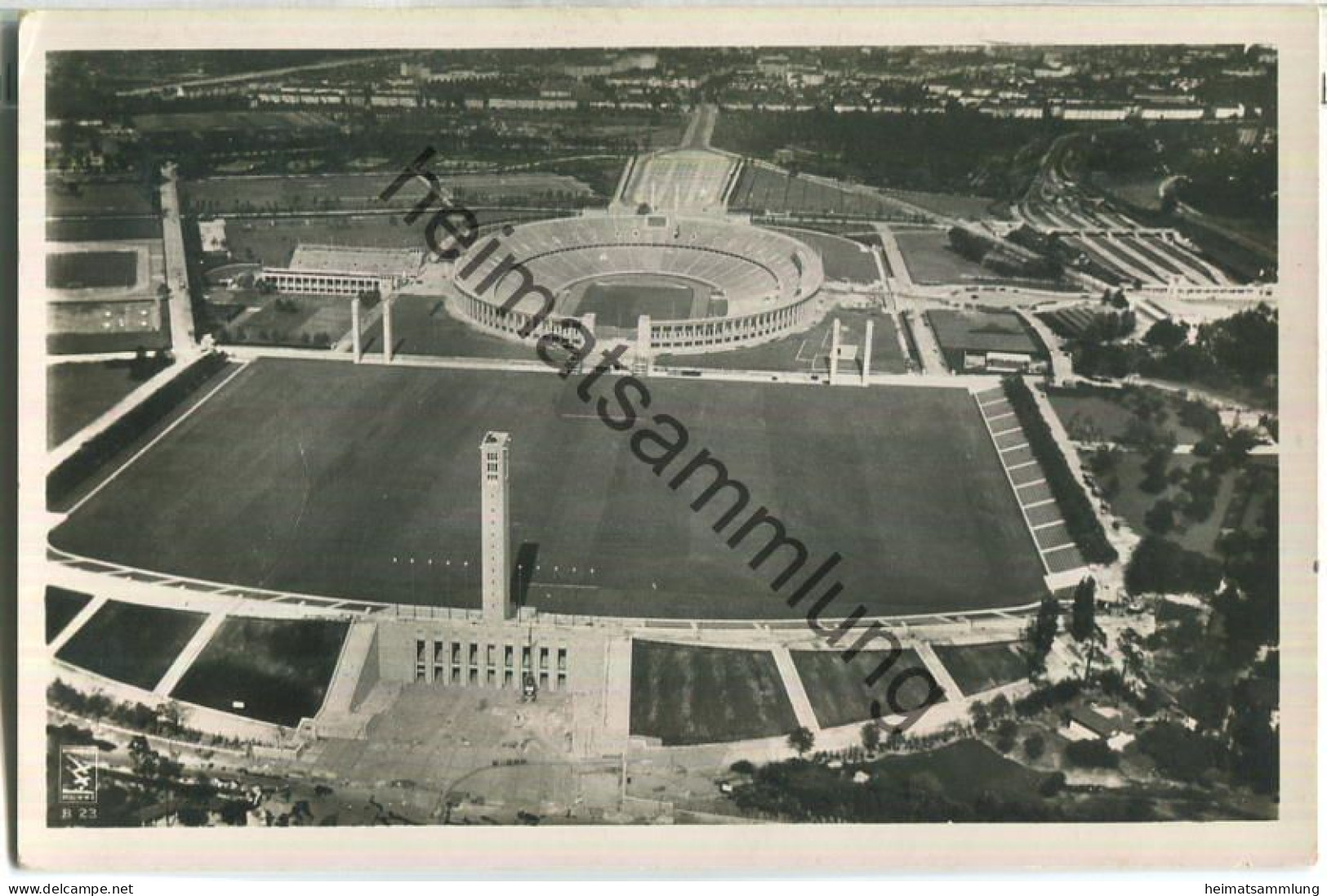 Berlin - Reichssportfeld - Foto-Ansichtskarte - Verlag Klinke & Co Berlin - Charlottenburg