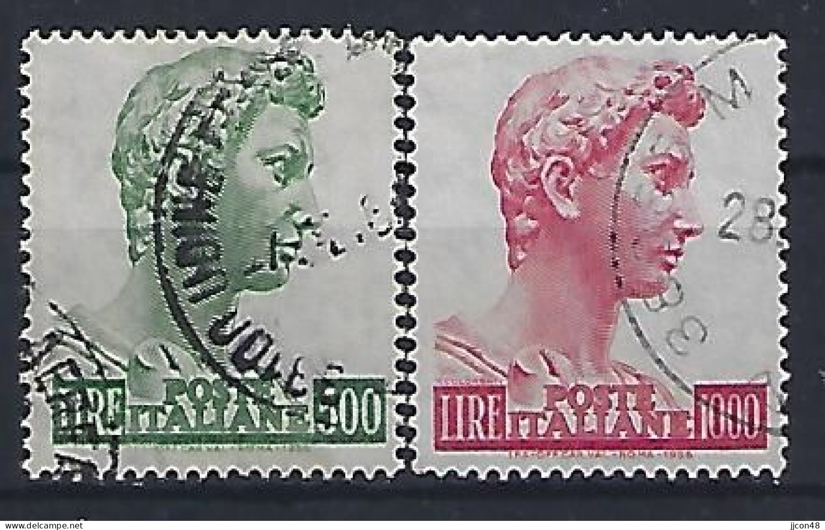 Italy 1957-74  San Giorgio (o) Mi.981-982 X A - 1946-60: Used