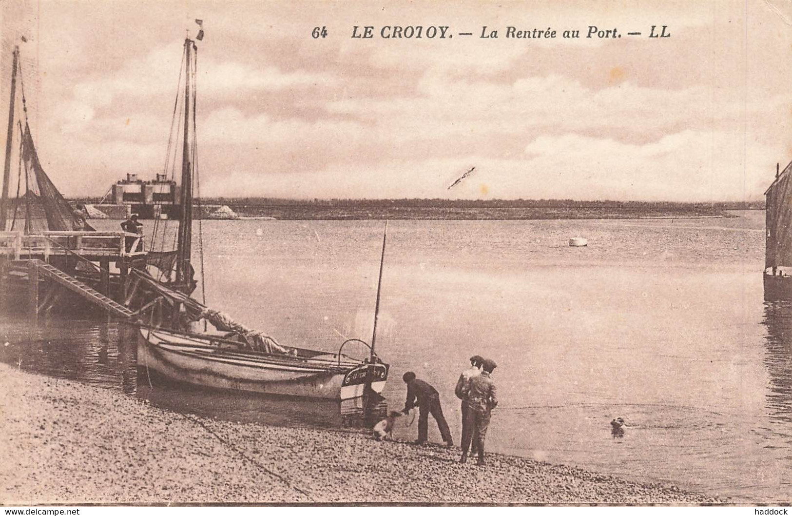 LE CROTOY : LA RENTREE AU PORT - Le Crotoy