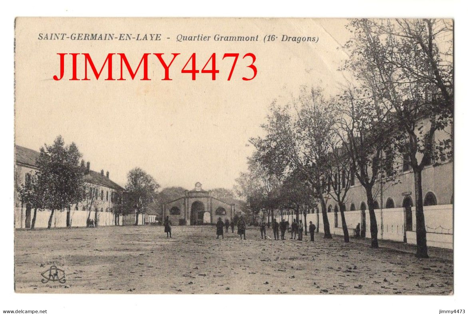 CPA - SAINT-GERMAIN-EN-LAYE - Quartier Grammont ( 16è Dragons ) Edit. L'Abeille Paris - St. Germain En Laye