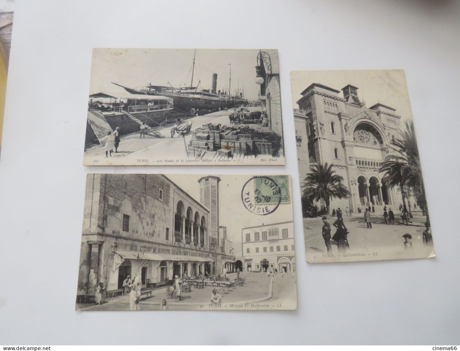 TUNIS - Lot De 3 Cartes - Tunisia