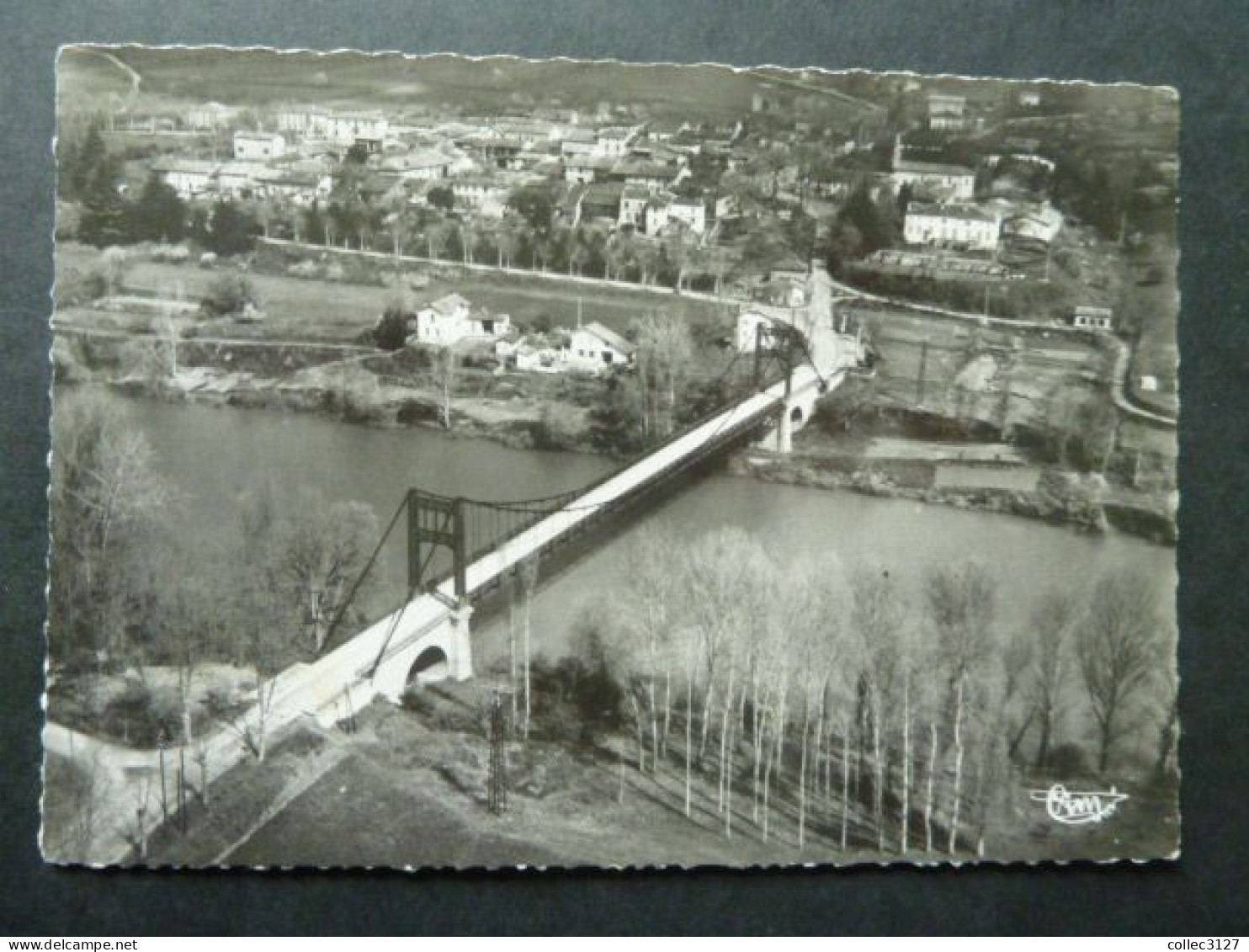 T2  - 82 - Villebrumier - Vue Générale Aérienne Et Pont Sur Le Tarn - Edition CIM - Villebrumier