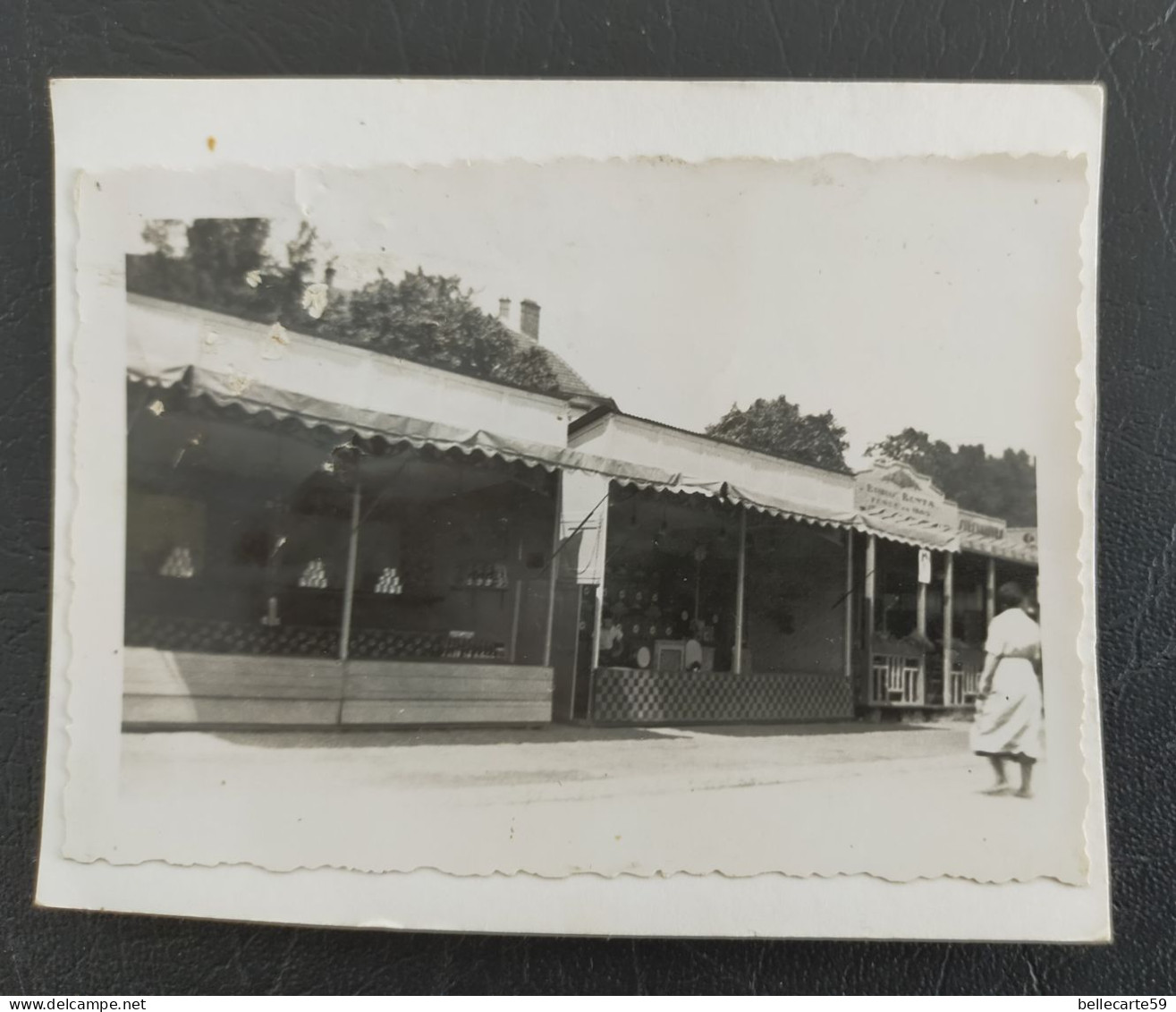 Photo Ancienne Fête Foraine Jeu De Pyramide 1931 - Profesiones