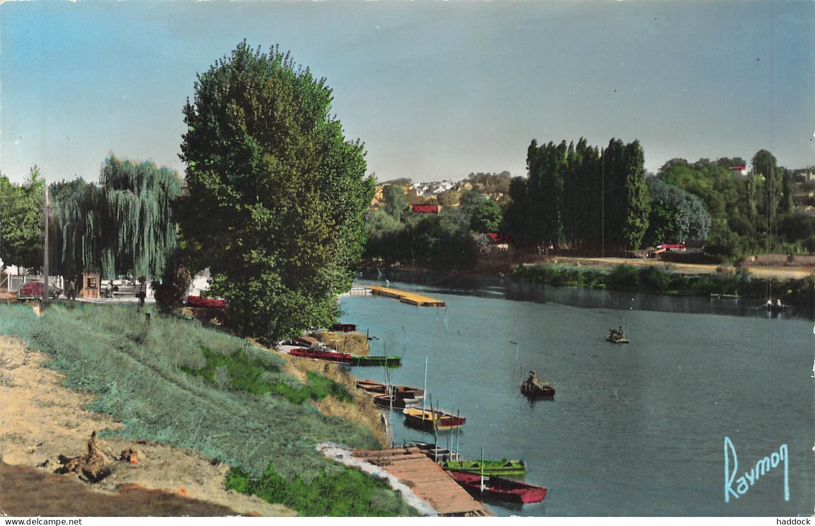 NEUILLY SUR MARNE : LA MARNE ET L'ENTREE DES BAINS - Neuilly Sur Marne