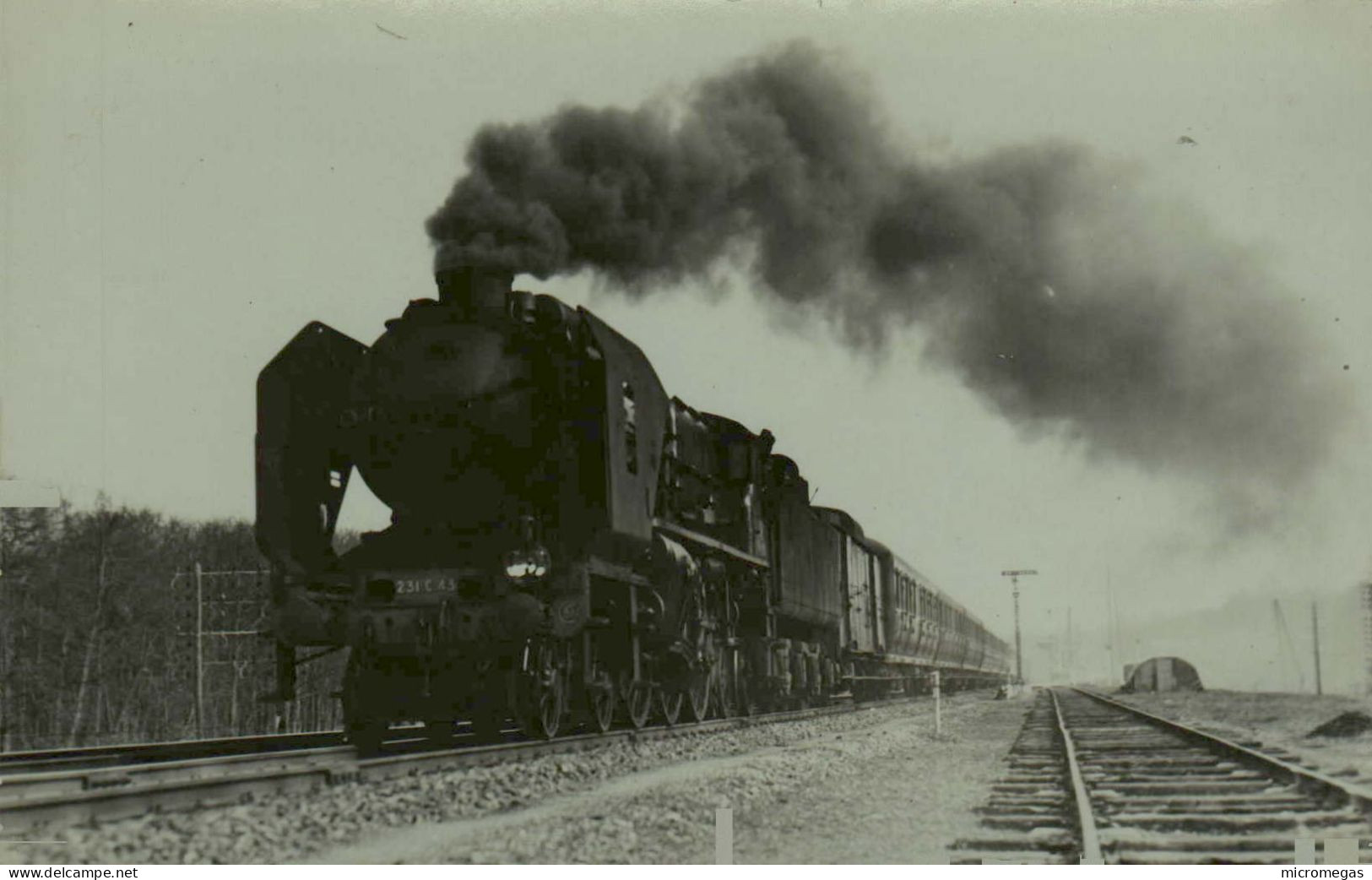 Orry-la-Ville - Photo L. Hermann, 1945 - Trains