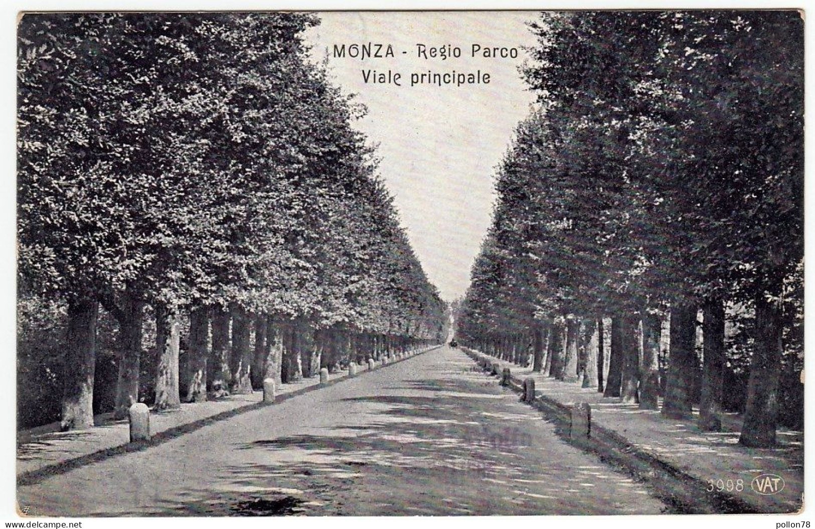 MONZA - REGIO PARCO - VIALE PRINCIPALE - Primi '900 - Vedi Retro - Formato Piccolo - Monza